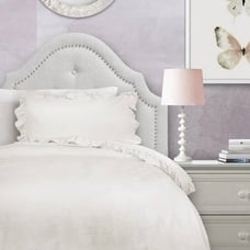 white duvet twin xl set with 1 sham