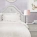 white duvet twin xl set with 1 sham