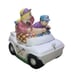 Vtg Lotus Golfing Kitschy Couple Golf Cart Large Oversized Cookie Jar Home Decor