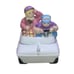 Vtg Lotus Golfing Kitschy Couple Golf Cart Large Oversized Cookie Jar Home Decor