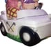 Vtg Lotus Golfing Kitschy Couple Golf Cart Large Oversized Cookie Jar Home Decor