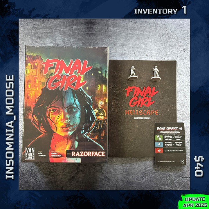 ⌈990⌋ Hell To Pay : Razorface ⋘Van Ryder Games⋙ Final Girl Series 3