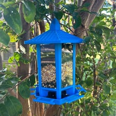 Birdream 2 Pack Bird Feeders for Outdoor Hanging, Retro Pagoda Design Fun Instal