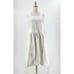 Ichi Womens Pinafore Denim Cotton Dress Free Size Oversized Lagenlook Prairie