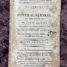 1792 8vo Pamphlet On All The Works Of Christ In Creation By John Emerson