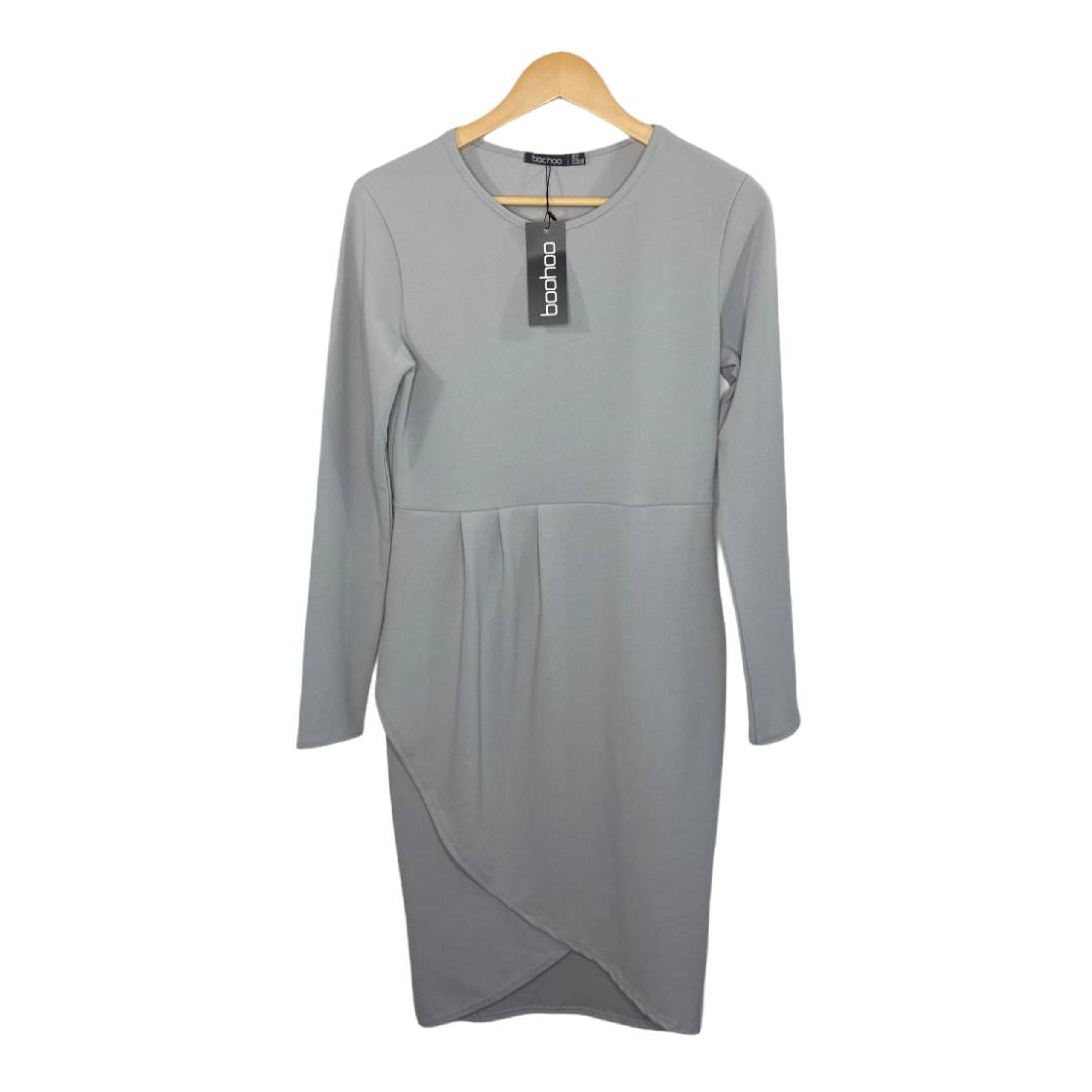 NWT Boohoo Midi Sheath Tulip Dress US 8
