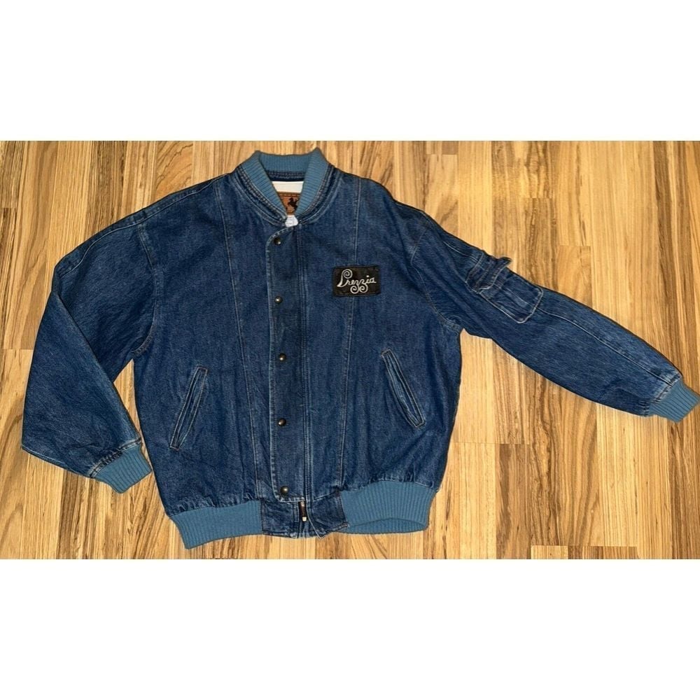 Prezzia Vintage Jean Denim Jacket Unisex Size Large