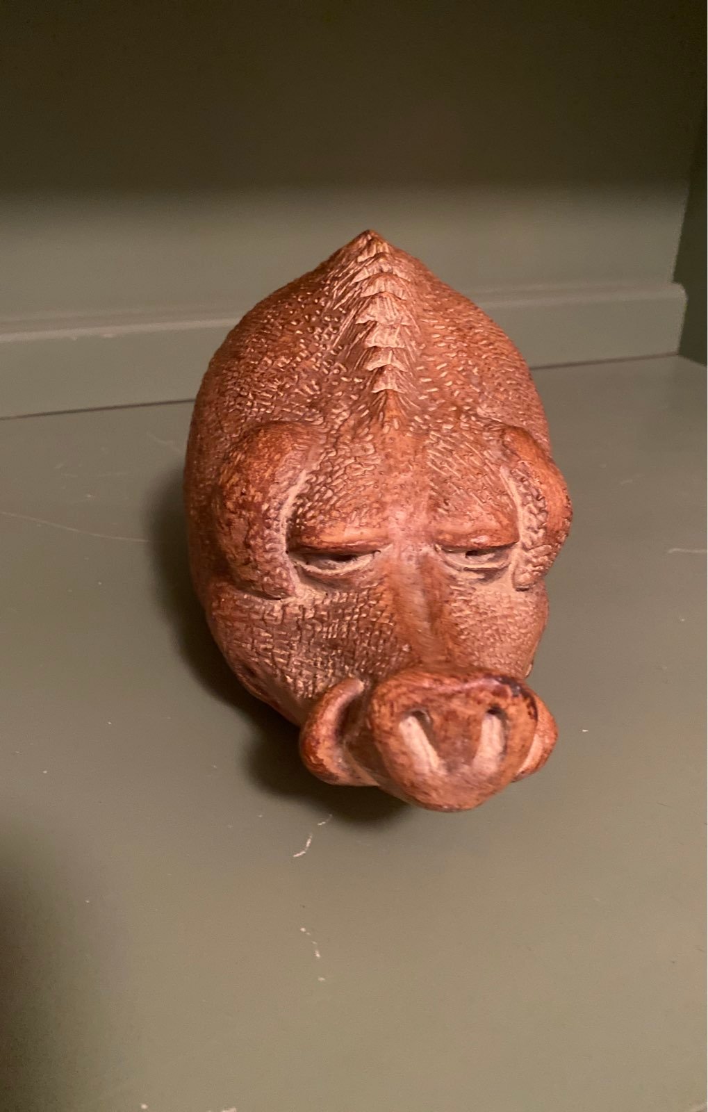 Sitting Boar Sculpture Lloyd Bryan