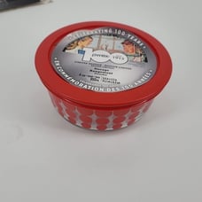 Pyrex 100th Anniversary Red Polka Dot 4 Cup Storage Bowl/Lid NEW