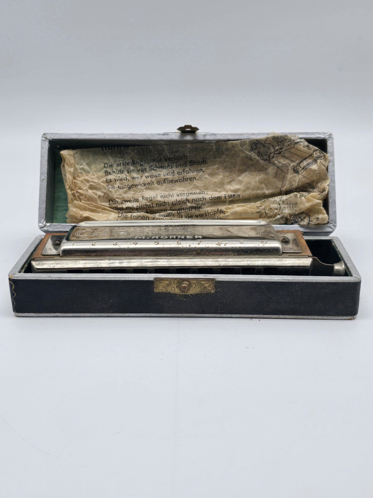 M. Hohner’s Chromonika I Chromatische Mundharmonika Made in Germany Box w/p