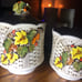 Vintage Lefton autumn canisters