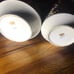 Vintage Lefton autumn canisters