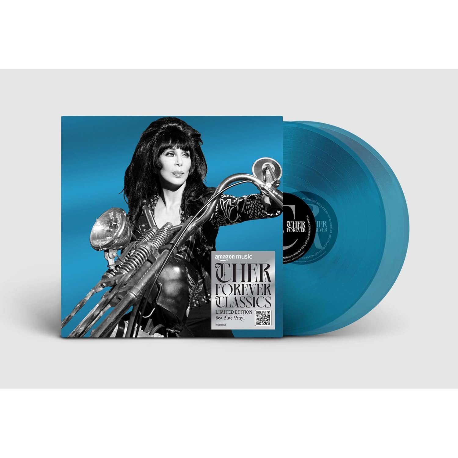 Cher FOREVER Exclusive Blue Vinyl Record 2 LPs