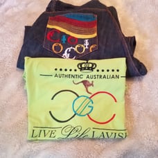 Coogi jeans and Tee shirt 42/32