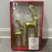 Martha Stewart Set Of 2 Gold Reindeer Set Christmas Holiday Pottery Barn Dupe