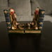 Vintage Baseball Bookends, Home Decor, Baseball Theme,