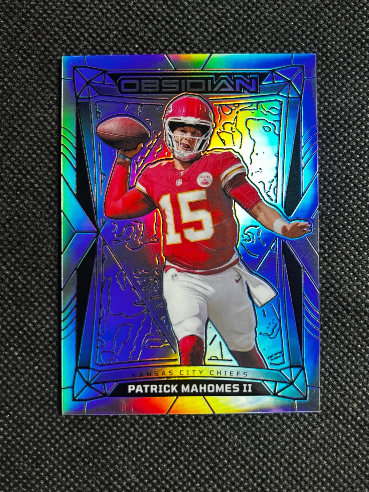 2024 Panini Obsidian Silver /75 SP Patrick Mahomes Kansas City Chiefs