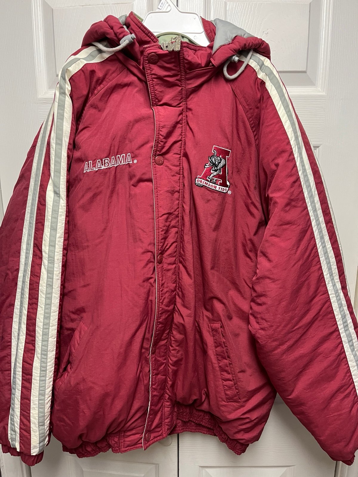 Vintage Starter XL Alabama Crimson Tide Jacket Coat Puffer Quilted (READ)