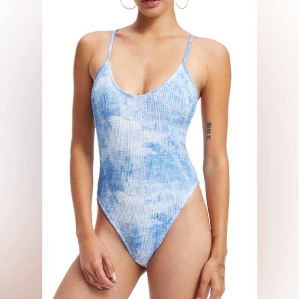 Good American Always Fit One-Piece Swimsuit size 3/4 L/Xl
