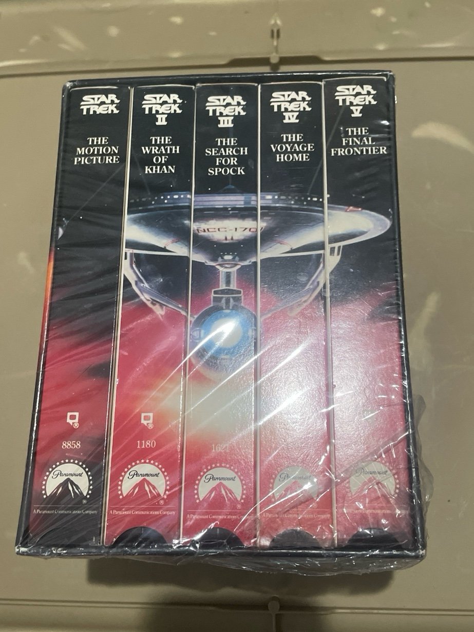 Star trek the movies 25 aniversary VHS set