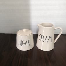 Cream and Sugar Set, Rae Dunn by Magenta