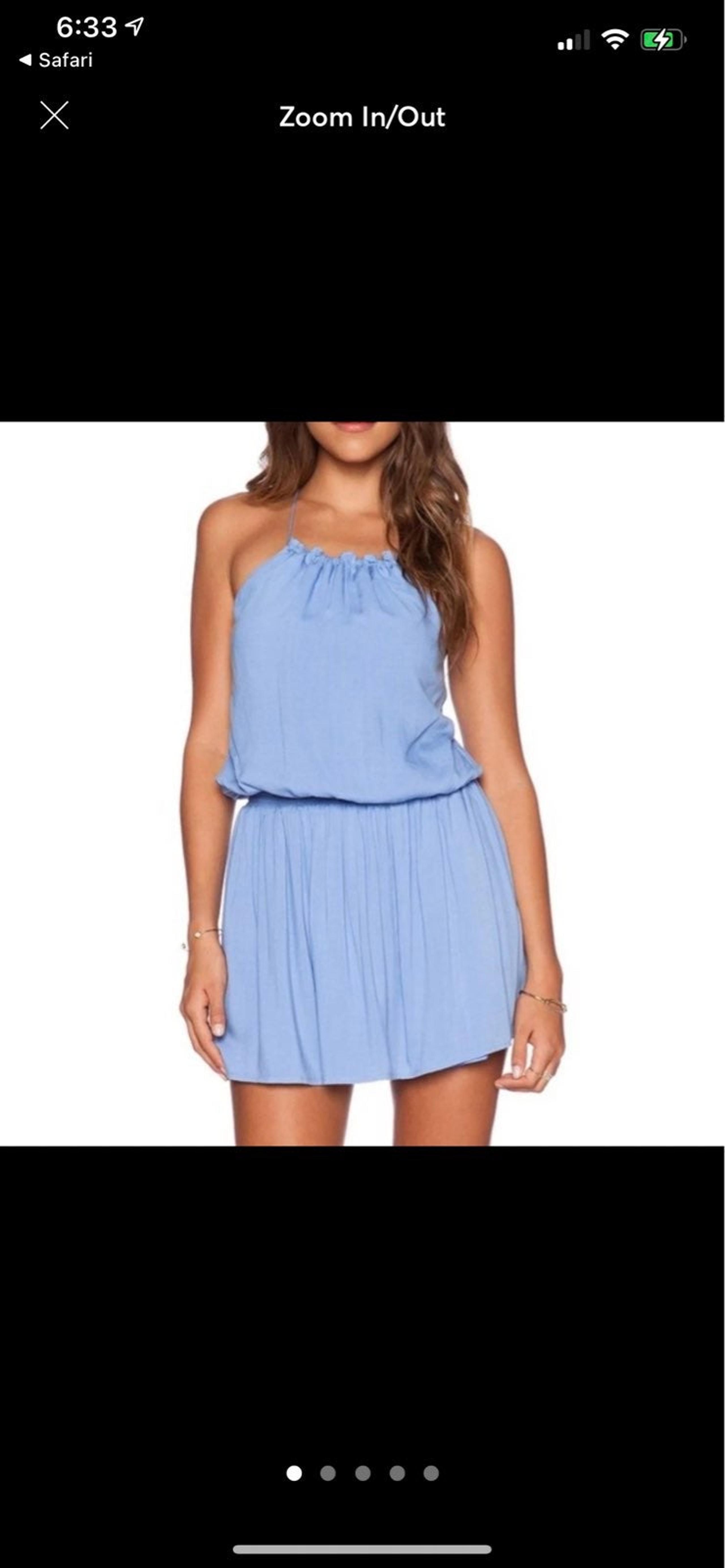 THE JETSET DIARIES blue backless dress