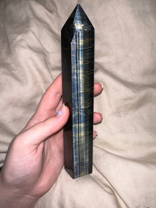 Blue tigers eye Tower