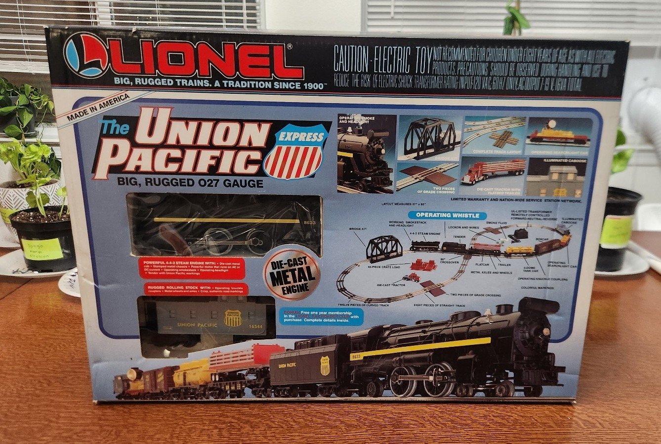Lionel 6-11736 O Gauge The Union Pacific Express Steam Freight Train Set/Box