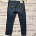 TRUE RELIGION Big Stitch Rose Gold Disco Joey Crop Jeans