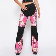 I.AM.GIA ERIS PATCHWORK LEATHER PANT