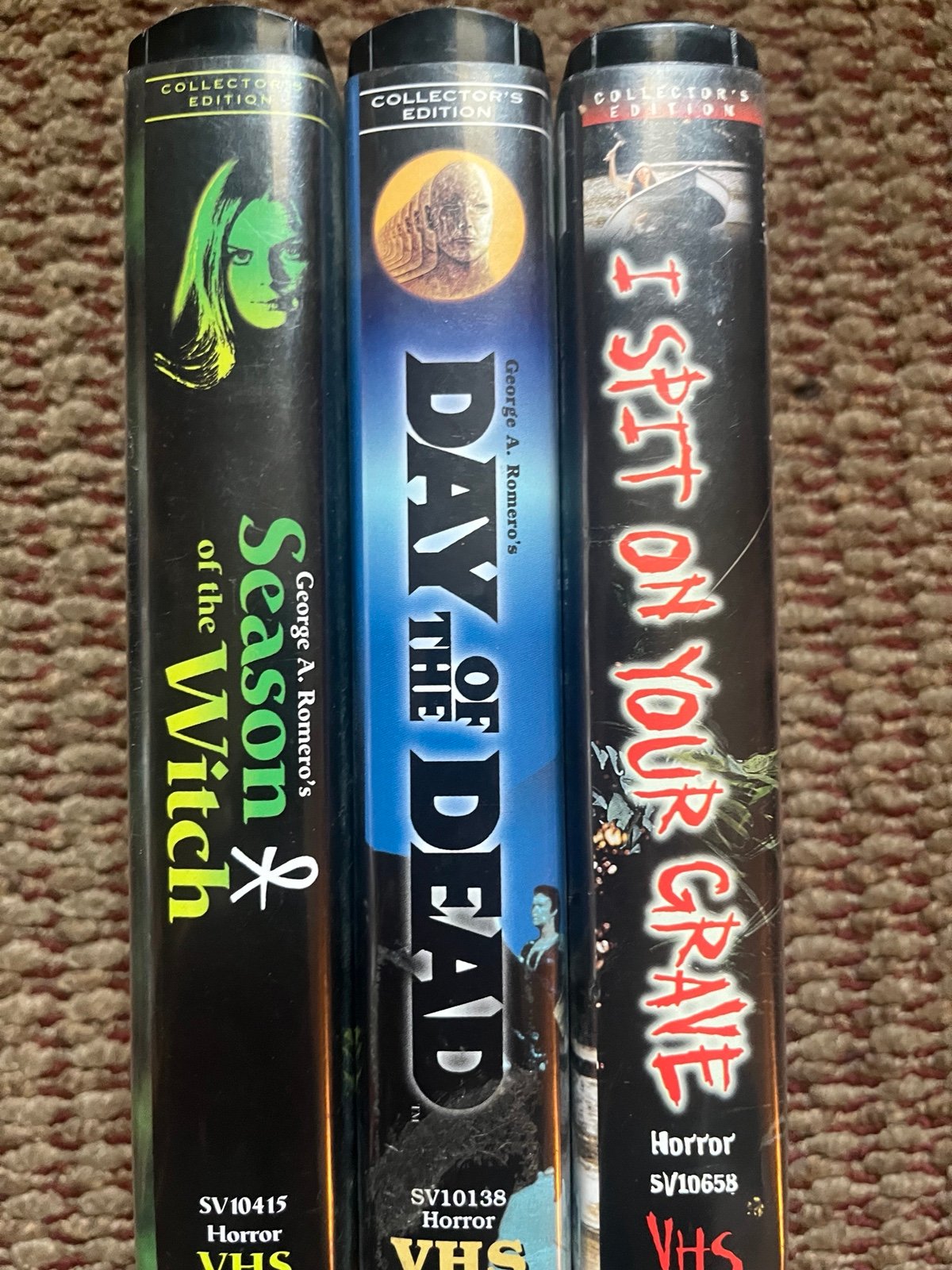 horror vhs Lot clamshell vintage
