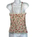 ZADIG & VOLTAIRE Camel Print Silk Camisole Sz XS Pink Floral Cottage Coquette