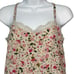 ZADIG & VOLTAIRE Camel Print Silk Camisole Sz XS Pink Floral Cottage Coquette