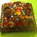 Weiss Signed Vintage Large Amber Topaz Pin