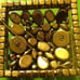 Weiss Signed Vintage Large Amber Topaz Pin