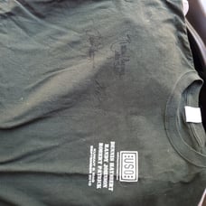 Randy Johnson, Dennis Haysbert and Robert Patrick Autographed t-shirt