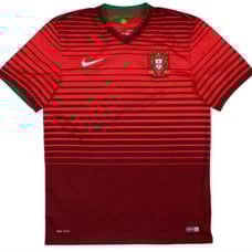 Nike Soccer Jersey Tshirt Portugal 2014-15 Red Shirt Sz sm