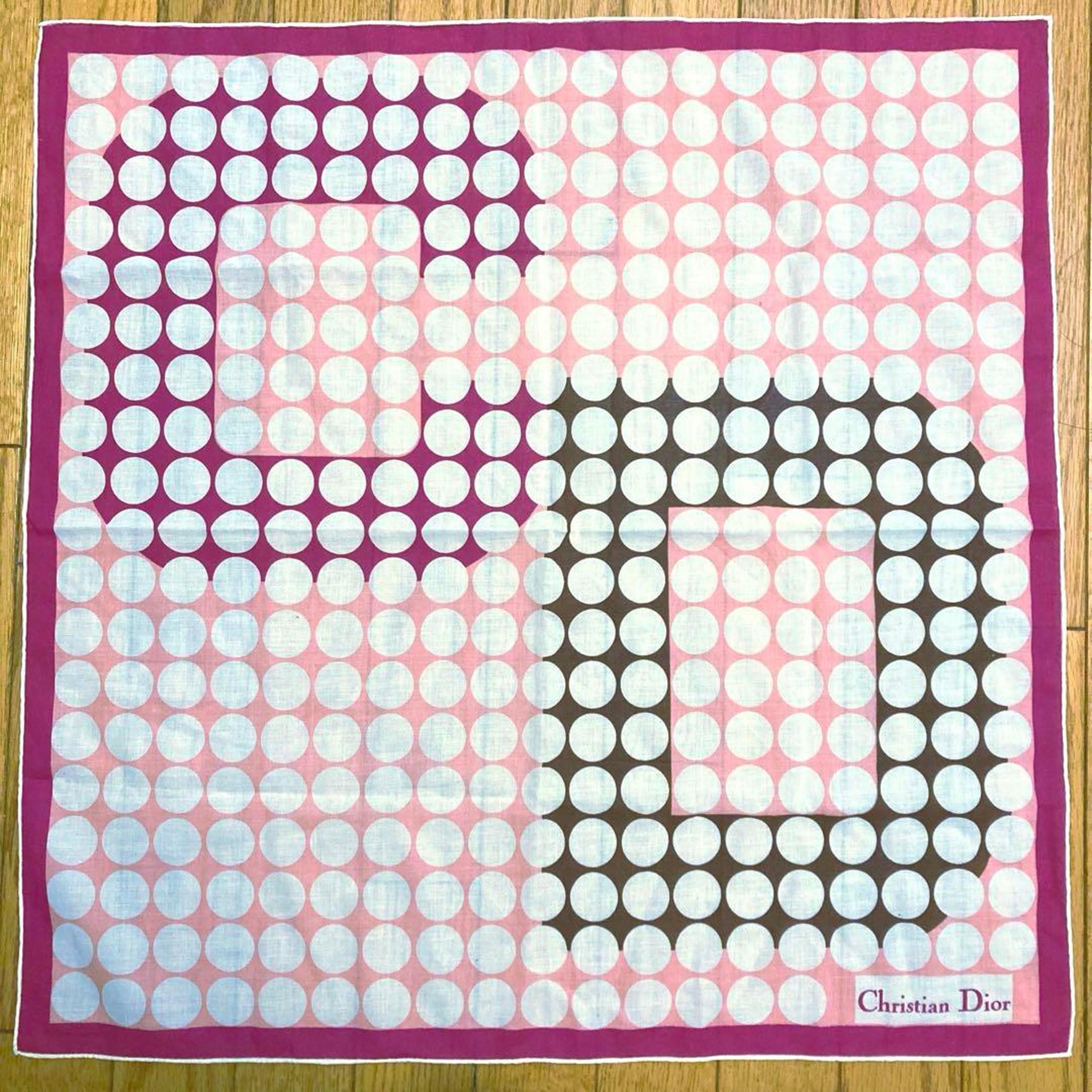 Christian Dior Dotted Scarf