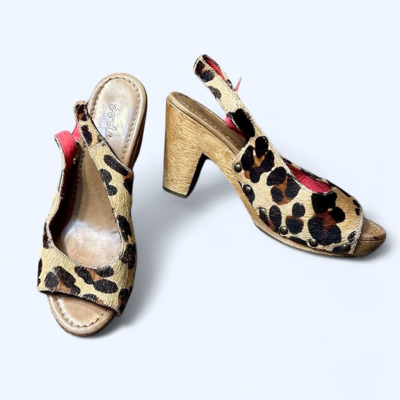Animal Print Fur Heels by Boden!
