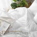 Luxury Oversized King Goose Feathers Down Comforter, Soft Egyptian Cotton Cover,