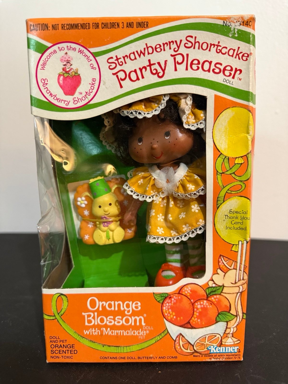 New Vintage (80s) Strawberry Shortcake Party Pleaser -Orange Blossom