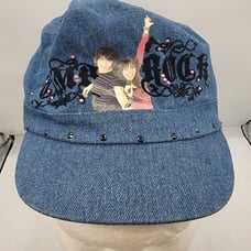 Camp Rock Disney Channel Denim Hat Rhinestone Cap Demi Lovato Joe Jonas