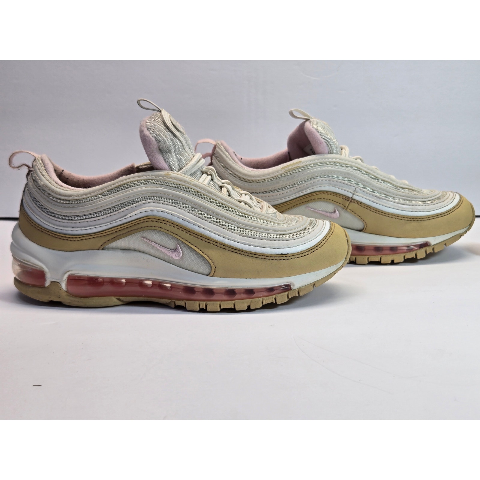 Nike Air Max 97 “Sesame/Pink Foam” - GS Size 4Y - (921522-113)