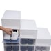 24Pcs Clear Shoe Storage Boxes Plastic Shoes Rack Containers Cabinet Stackable.