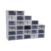 24Pcs Clear Shoe Storage Boxes Plastic Shoes Rack Containers Cabinet Stackable.