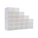 24Pcs Clear Shoe Storage Boxes Plastic Shoes Rack Containers Cabinet Stackable.