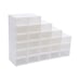 24Pcs Clear Shoe Storage Boxes Plastic Shoes Rack Containers Cabinet Stackable.