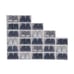 24Pcs Clear Shoe Storage Boxes Plastic Shoes Rack Containers Cabinet Stackable.