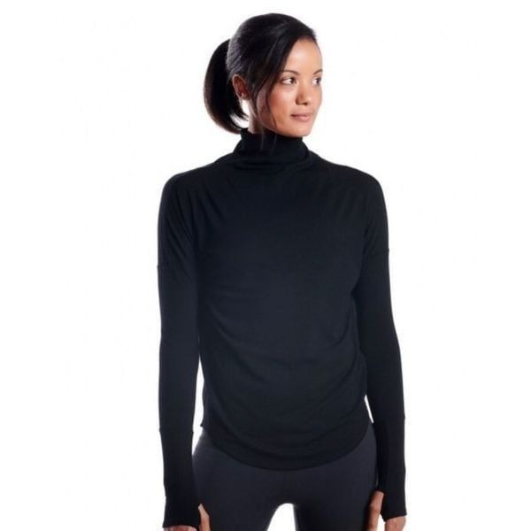 Oiselle Wazzie Wool Funnel Neck Long Sleeve Top