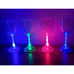 LED Wine Champagne Glasses Plastic Light Up Cup Cocktail Bar Tableware, Set of 4